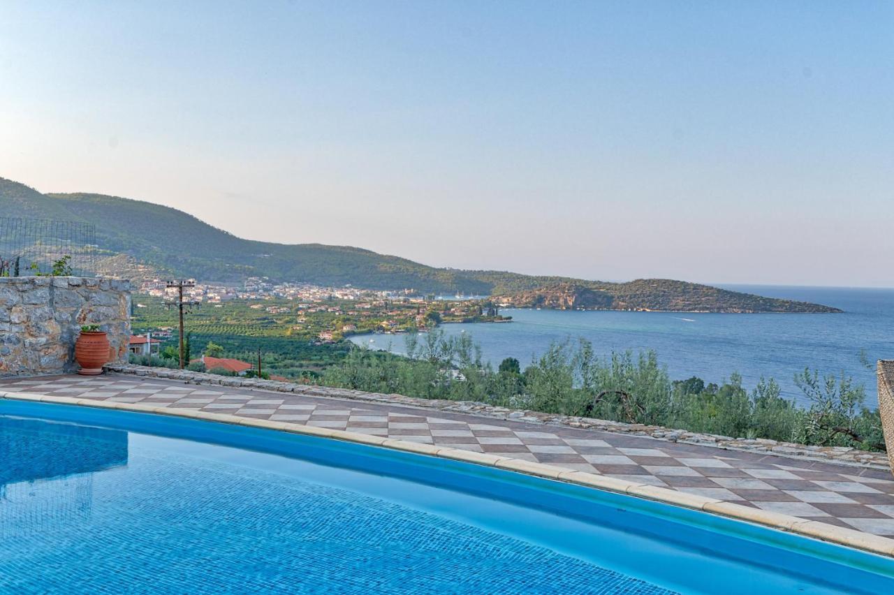 Villa Bamour With Paradise View Epidaurus Exteriör bild