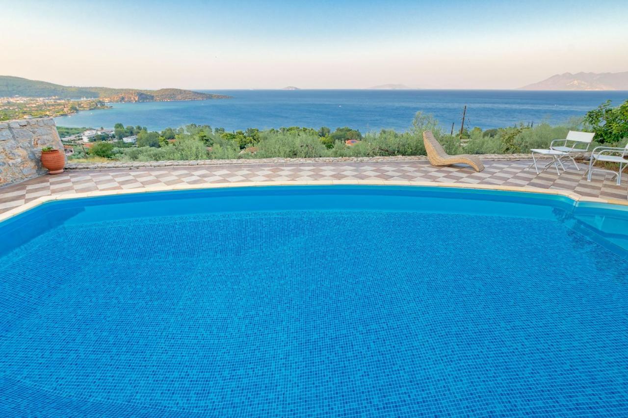 Villa Bamour With Paradise View Epidaurus Exteriör bild